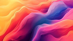 绚丽多彩流体渐变背景图