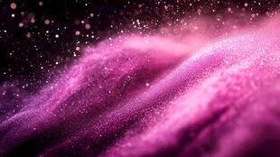 梦幻紫色粒子流动背景