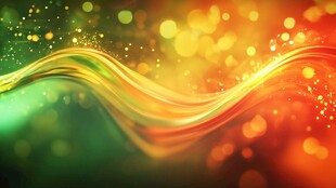 绚丽流光波纹背景图