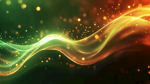 炫彩流动光效背景图