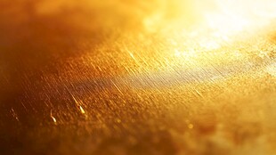 金色闪耀质感金属表面