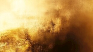 金色朦胧梦幻风景图