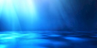 蓝色梦幻光线舞台背景