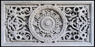 精美石雕花纹装饰图案
