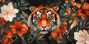 花中猛虎 尽显野性魅力