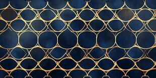 深蓝底金色几何图案纹理