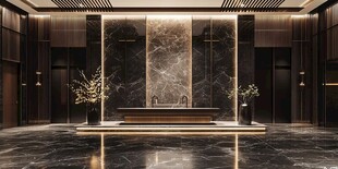 奢华现代风大堂设计