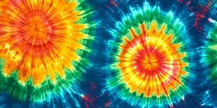 多彩扎染图案纹理展示