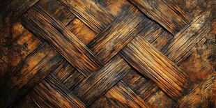 复古编织木纹纹理背景图