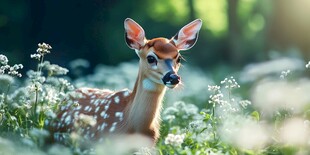 林间小鹿 邂逅自然美好