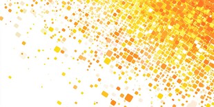 橙黄方块渐变背景图案