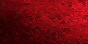 红色祥云纹理背景图案