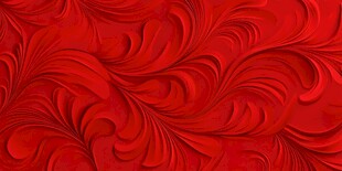 红色立体花纹纹理背景