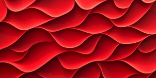 红色波浪纹理立体背景