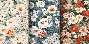 多样花卉图案设计素材
