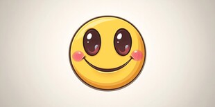 可爱笑脸表情符号