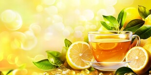 柠檬热茶 清新美好滋味
