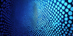 蓝色点阵科技感背景图案