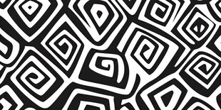 黑白几何图案无缝背景