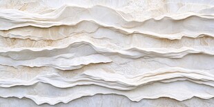 白色波浪纹理墙面装饰