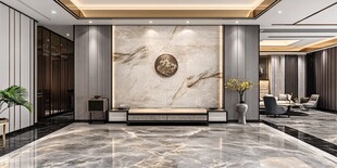 豪华现代风客厅玄关设计