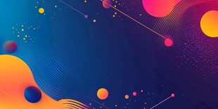 绚丽多彩抽象流体背景图