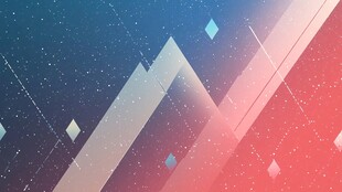 几何渐变抽象背景图案