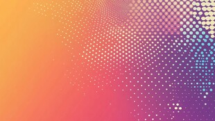 渐变半调图案背景图