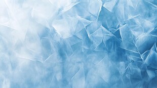 蓝色冰晶纹理背景图