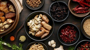 丰富多样的中式烹饪食材