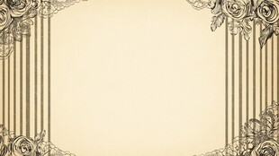 复古花卉边框背景图