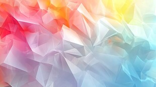 多彩几何渐变抽象背景图