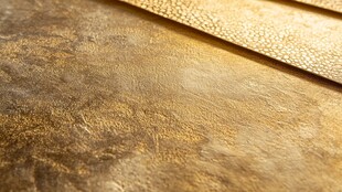 金色皮革纹理特写