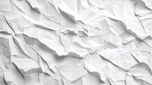 皱巴巴的白色纸张纹理