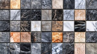 多样石材瓷砖拼接图案