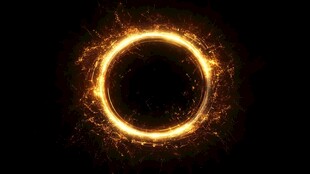 金色光环特效 神秘炫光