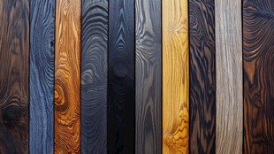 多彩木纹板材纹理展示