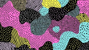 抽象多彩几何图案背景