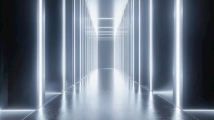 未来感科技光线隧道空间