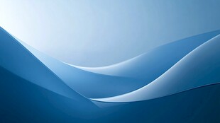 蓝色渐变抽象波浪背景图