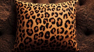 豹纹抱枕 尽显野性魅力