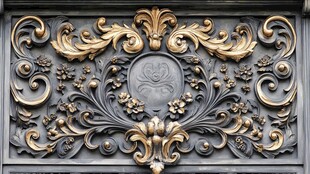 欧式古典金属雕花装饰