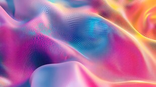 梦幻炫彩流体背景图案