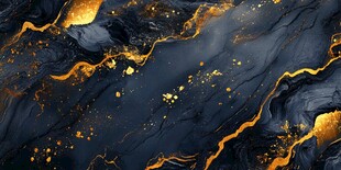 黑金大理石纹理抽象背景