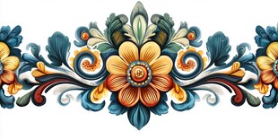 精美花卉装饰图案