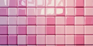 梦幻粉色系瓷砖墙面