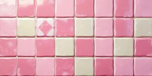 粉色拼色瓷砖墙面纹理