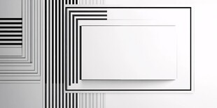 黑白几何框架简约背景图