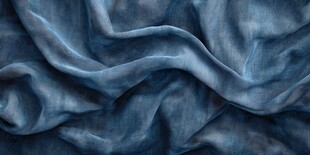 蓝色绒布纹理特写