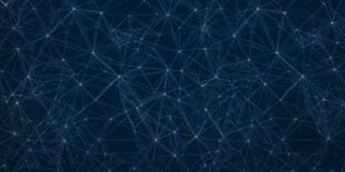 科技感网络线条背景图